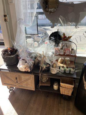 Gift baskets with handmade goodies