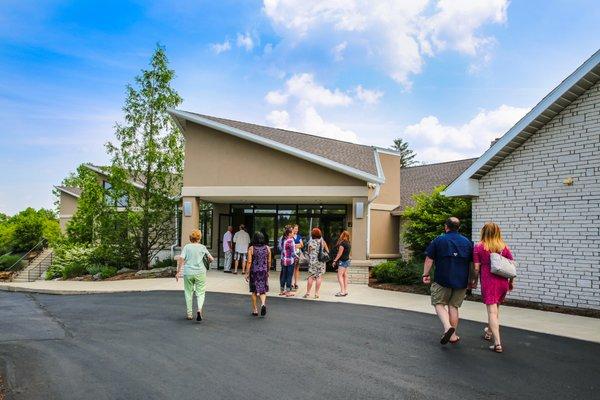 Main entrance of Parker Hill Church Clarks Summit Campus.