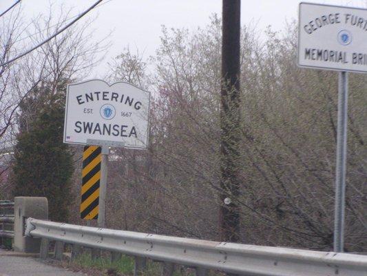 Entering Swansea from Somerset.