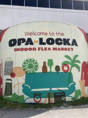 "Welcome to the Opa-Locka Indoor Flea Market"