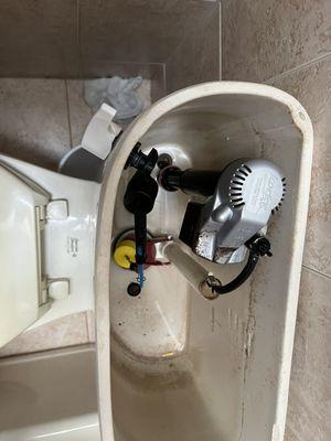 Toilet flush valve replaced