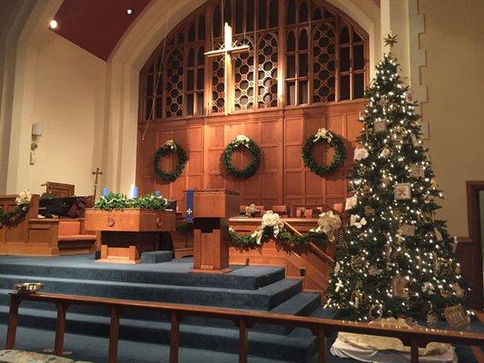 The Sanctuary at Christmas