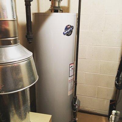 Complete hot water heater service