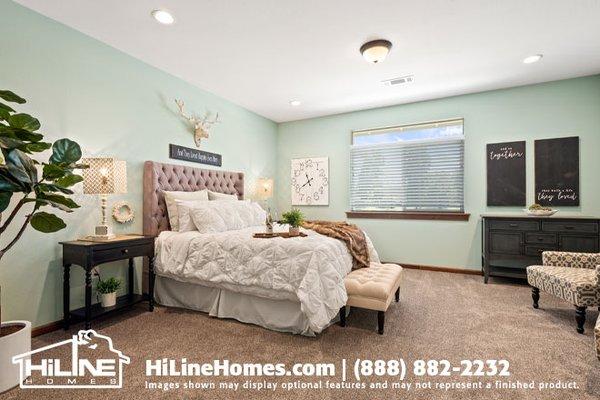 HiLine Homes of Redding Model Home Plan 2232 Primary Suite.