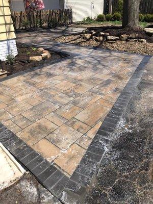 Pavers and Landscape Project completed April 2020 in Lakewood