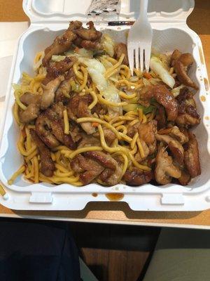 Chicken teriyaki & lo mein