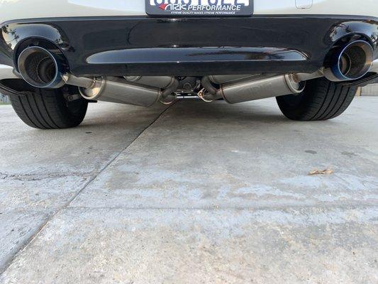 Q60 Ark Grip Exhaust Burnt Tips