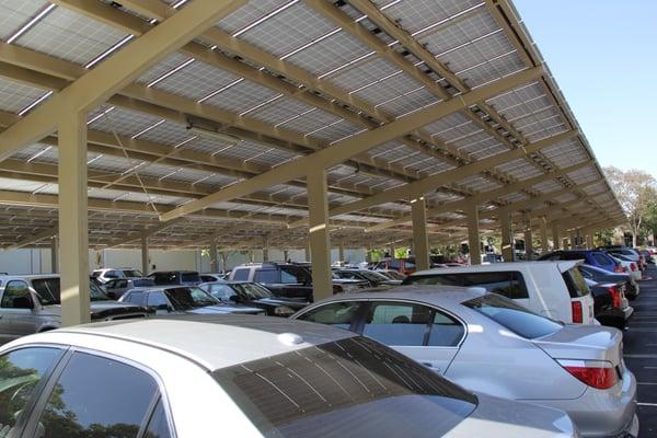 US Food Service in Livermore, CA Solar Carport Project developed by King Solarman and Delta