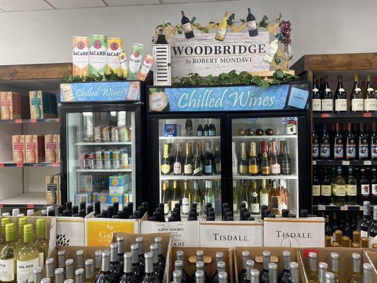 Refrigerated wines