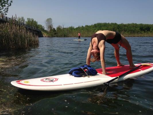 SUP Yoga at the Kayak Shak!