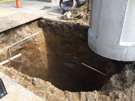 Installing a new sewage lift station for a gas station. crews completed it in 2 days! Great Job! www.518PlumbingToday.com visit us today!