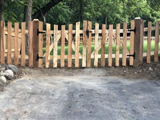 Wooden Gate Installation