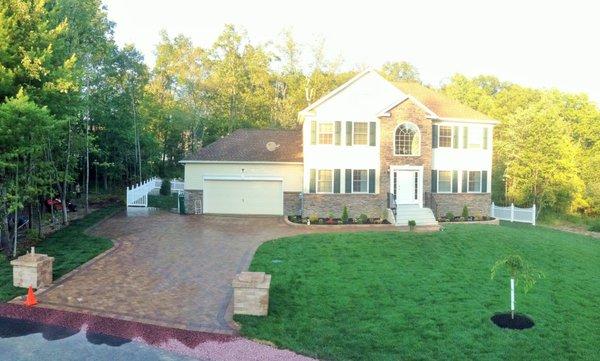 Cambridge driveway and walkway