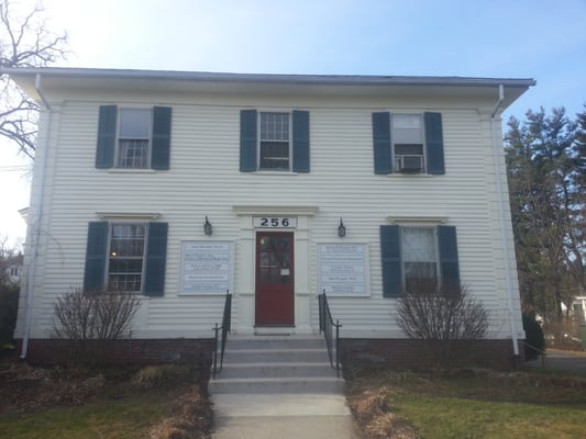 Outside office located at 256 North Pleasant Street, Amherst