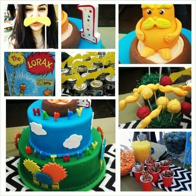 Lorax themed 1st Birthday