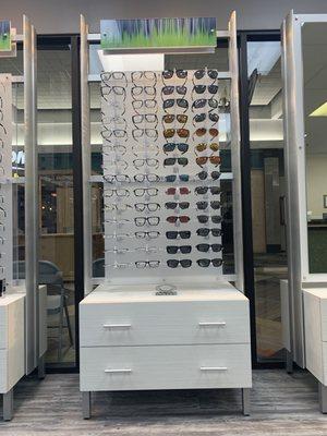 We have both sunglasses and ophthalmics in Oakley, Nike, and Ray Bans