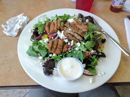 Mediterranean Salad, looks great and tastes even better.