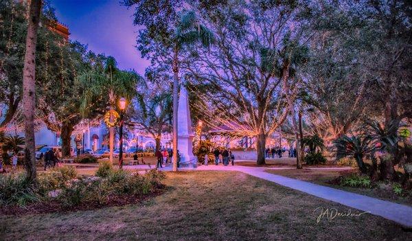 St. Augustine Plaza Christmas