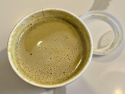 Pistachio latte