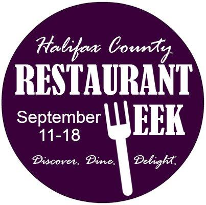 Discover. Dine. Delight.  Halifax County Restaurant Week September 11-18, 2016 Eight participating restaurants!