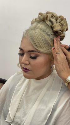 Bridal makeup & hair