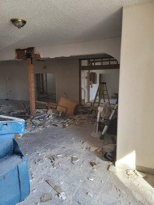 Demolition and construction debris removal