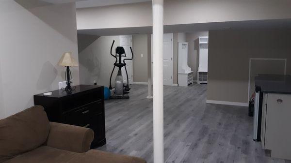 Basement remodel