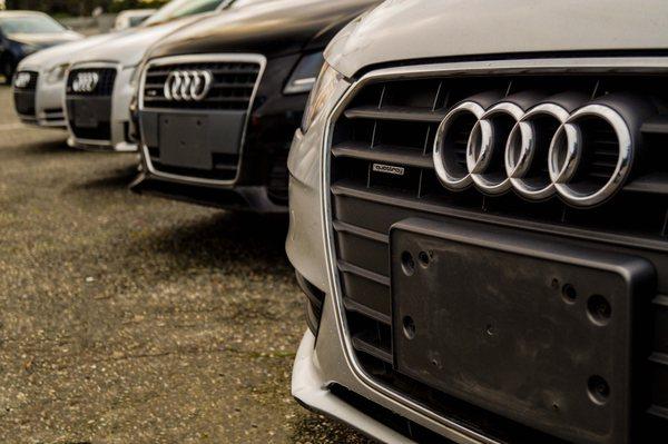 Great selection of Audi's