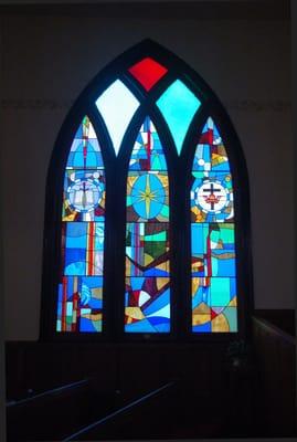 stained glass window