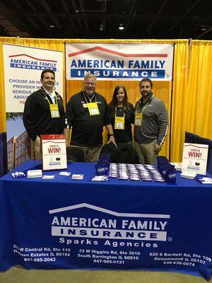 Our 3 Sparks Agencies united this past year at the 36th Annual IL Condo-HOA Conference & Expo. Come see us next year! #AmericanFamily