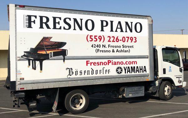 Fresno Piano truck