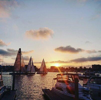 Sunset in Marina Del Ray