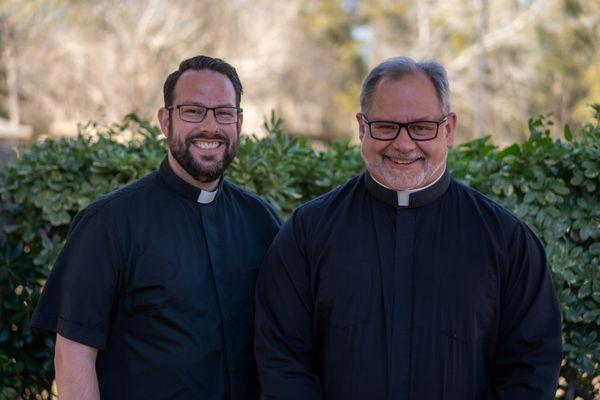 Our Priests: Fr. Hank (right) and Fr. Raymond (left).