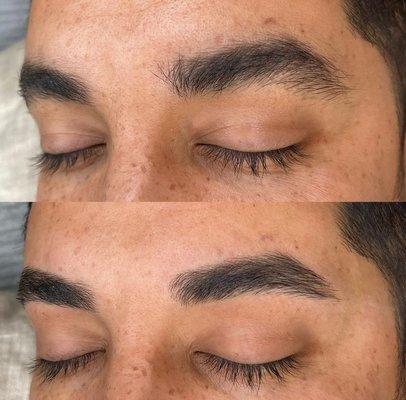 Men's Brow Threading