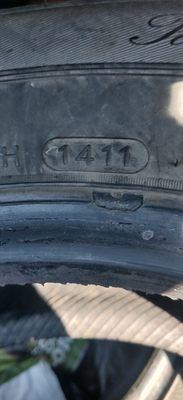 Unsafe tire bought from 5 bros, manufactured on 14th week of 2011