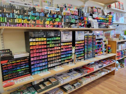 Pens & markers in every color