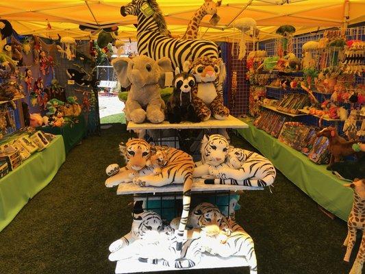 plush toys on display