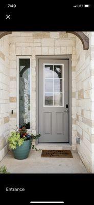 Front door painting