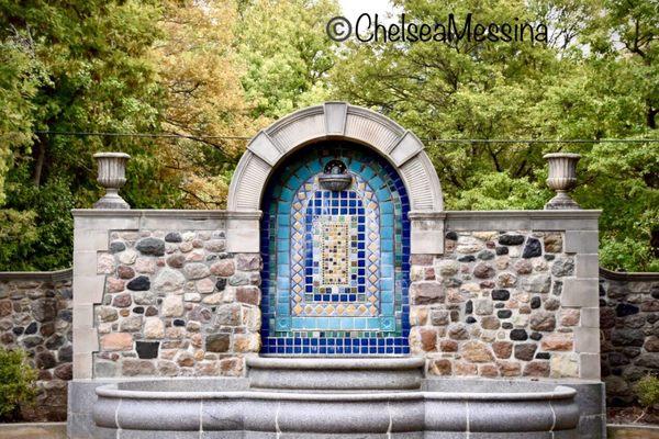 Cranbrook Rainbow Fountain  https://herlifeadventures.com/must-see-historic-cranbrook-botanical-gardens/