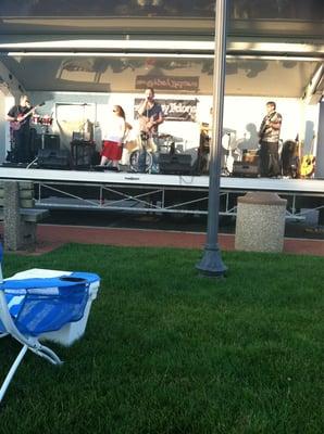 The Gypsy Felons perform for the Summer Concert Series.