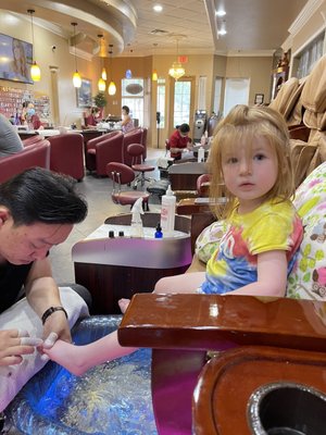 Pedicure for kid