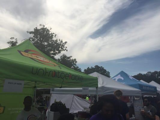 Organic Smoothie tent!