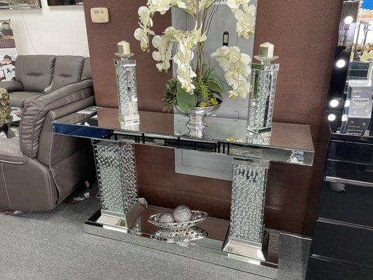 Crystal Sofa Table