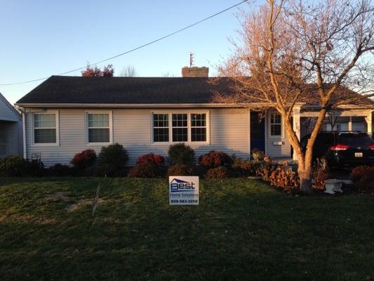 After- Dimensional shingle and new chimney flashing 