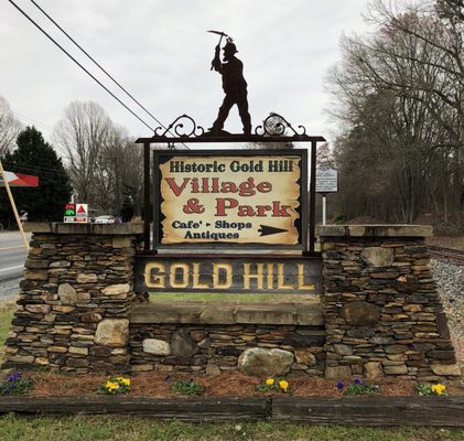 Step back in time at Historic Gold Hill Village. Located off Hwy 52 south of Salisbury.