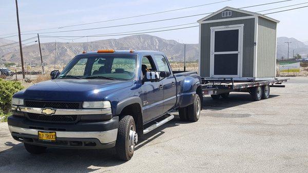 My truck pulling a trailer