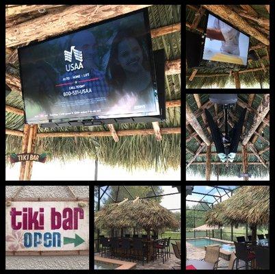 Outdoor Tiki Bar.