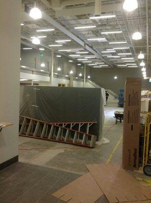 70,000 sq.ft new medical facility  construction clean-up.