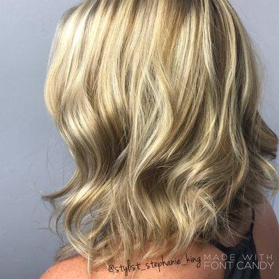 Blonde Bob and some balayage are the perfect  combination