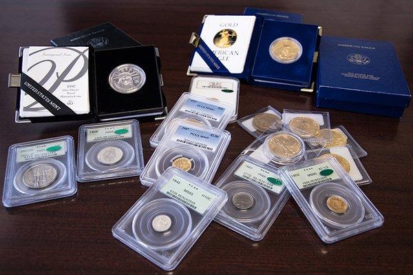 Interested in diversifying your portfolio with real assets? We can help with bullion and rare coin investment options